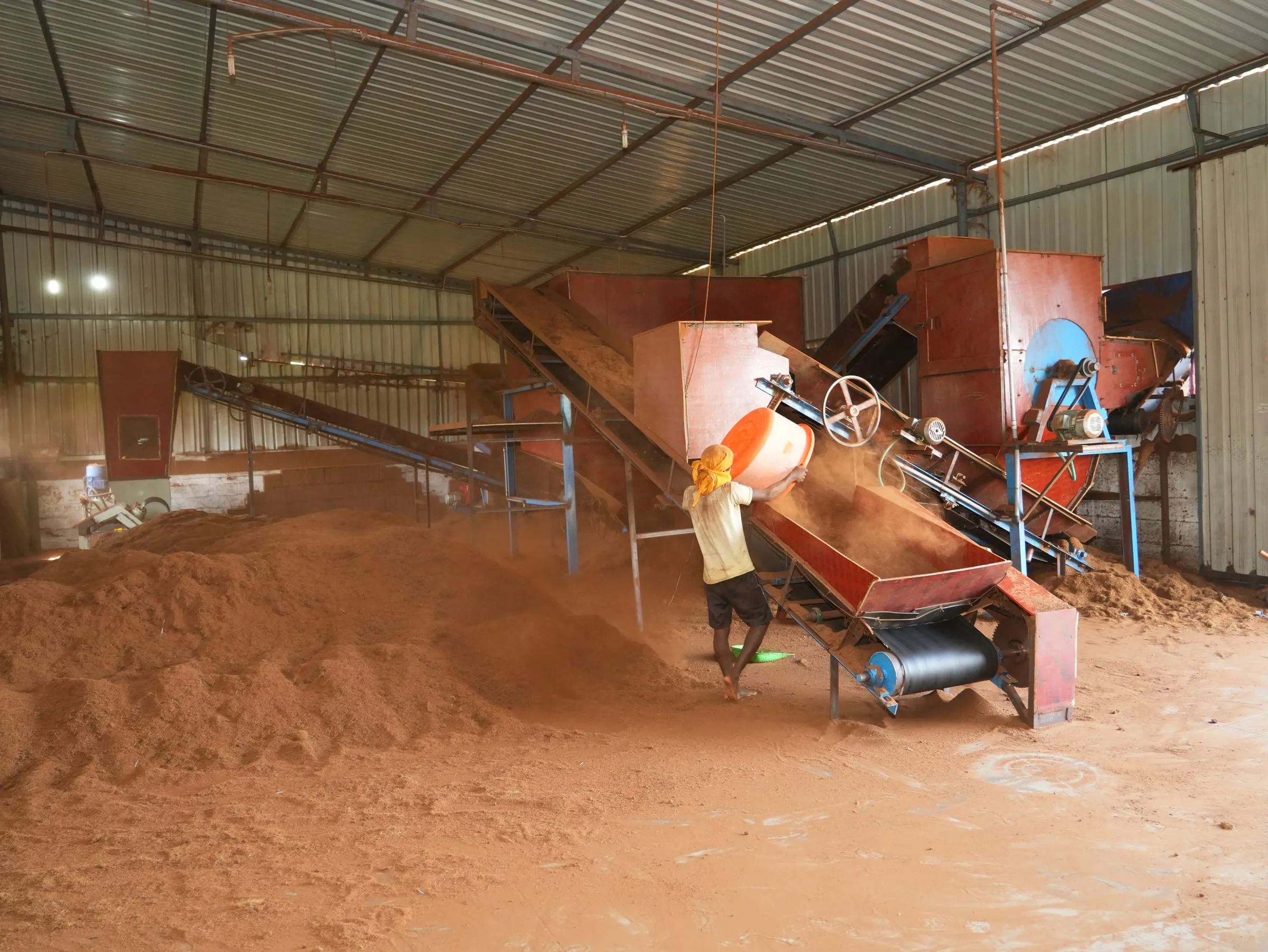 Coir Fibre & Pith Extraction Unit