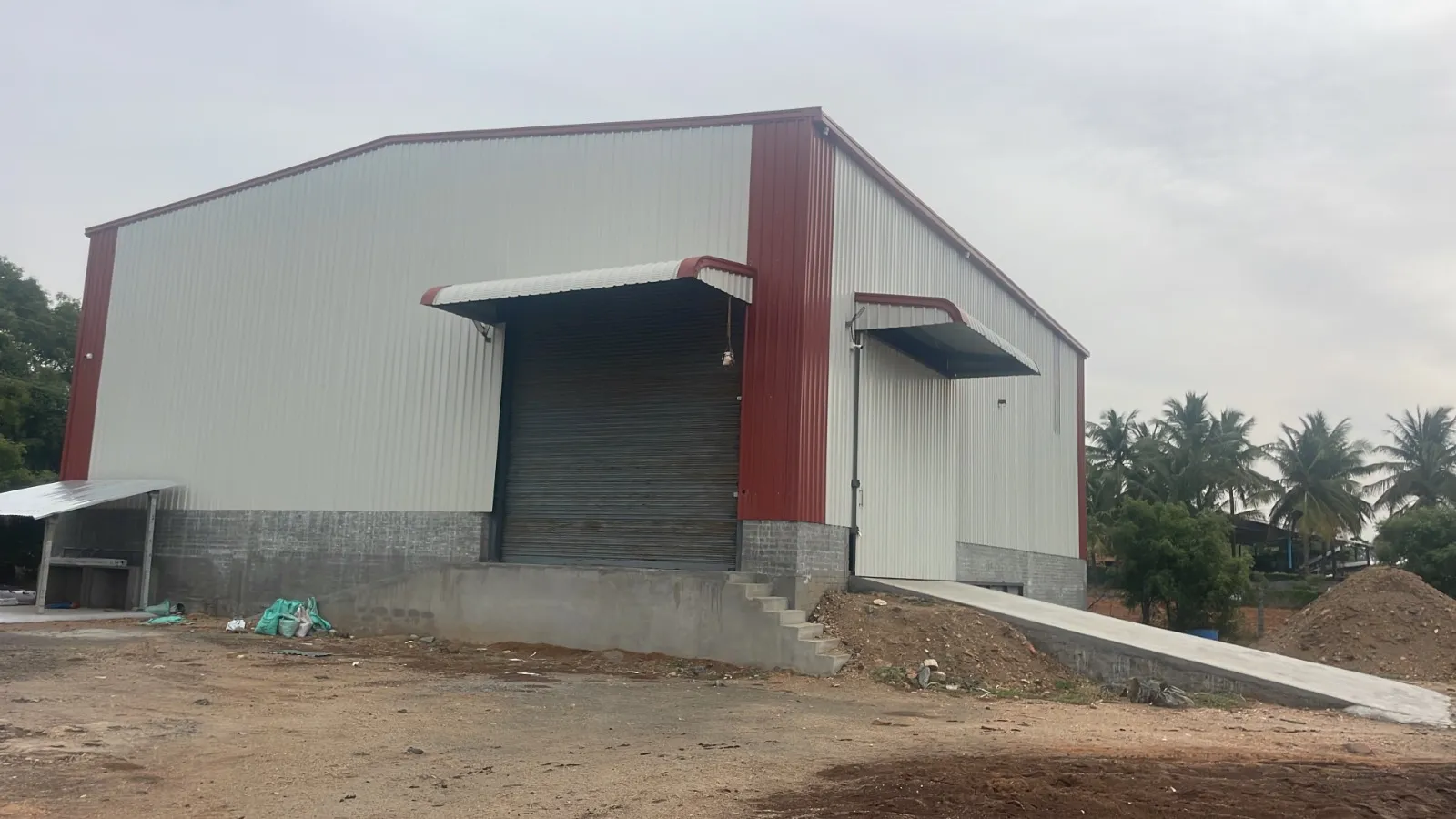 GI Coir Substrates warehouse and dispatch building